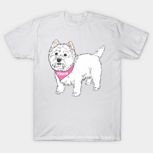 Fiona the westie - custom name (please message me BEFORE you place custom order) T-Shirt